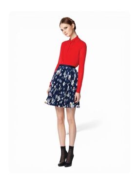 ★ NWT Jason Wu for Target Femenine Floral Skirt - Blue ★